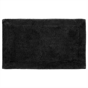 Tapis doux & épais de bain ou d'intérieur Noir 50x80 cm