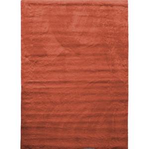 Tapis doux  terracotta 160x220