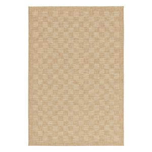 Tapis effet jute motif damier, 120x170cm