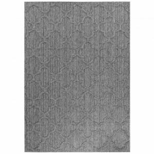 Tapis effet jute naturel alhambra gris 200x290cm