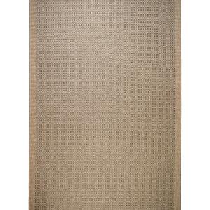 Tapis effet jute naturel gris 120x170