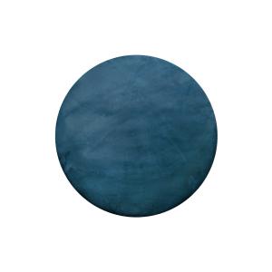 Tapis effet peau de lapin doux tufté bleu pour salon, chamb…