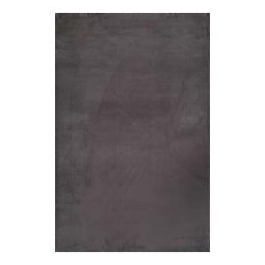 Tapis effet peau de lapin doux tufté gris pour salon, chamb…