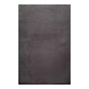 Tapis effet peau de lapin doux tufté gris pour salon, chamb…