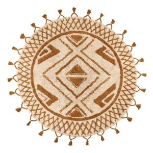 Tapis  en coton bronze diameter 160