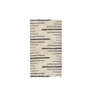 Tapis en coton écru 83x150cm