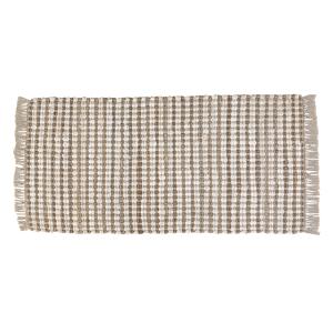 Tapis en coton et jute naturel 60x120 cm