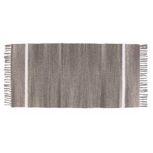 Tapis en coton gris 60x120 cm