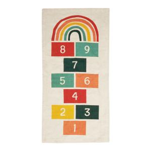 Tapis en coton marelle multicolore 60x120
