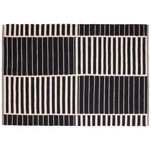 Tapis en coton noir 160x230cm