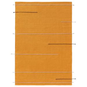 Tapis en coton orange 100x150
