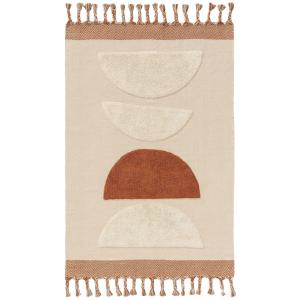 Tapis en coton orange 160x230