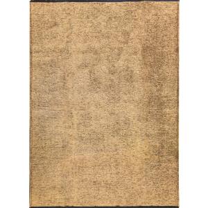Tapis en coton polyester lavable tissé plat beige 160x230