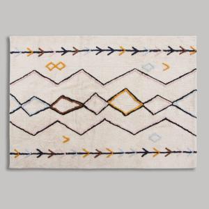 Tapis en coton tufté motif berbère multicolore 160x230