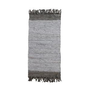 Tapis en cuir et coton 60x120 cm