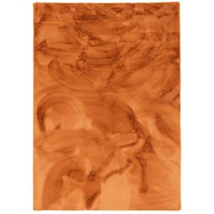 Tapis en fausse fourrure caramel 160x230 cm