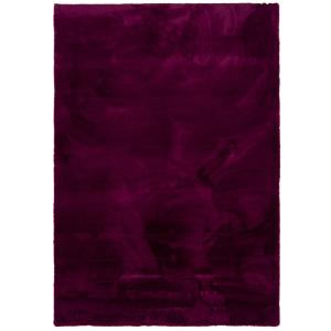 Tapis en fausse fourrure rose 60x90 cm