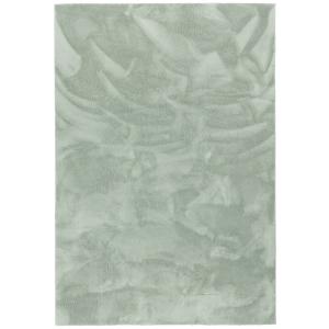 Tapis en fausse fourrure uni vert 120x170 cm