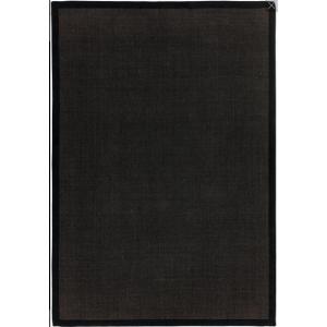 Tapis en fibre végétale noir 68x240 cm