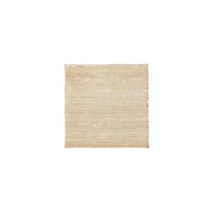 Tapis en fibres naturelles beige 180x180 cm