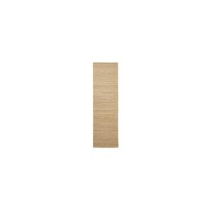 Tapis en fibres naturelles clair 300x90 cm
