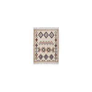 Tapis en fibres naturelles multicolore 200x140 cm