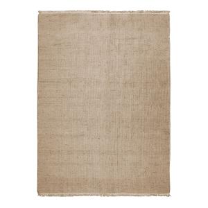 Tapis en jute et coton avec franges natural 160x230