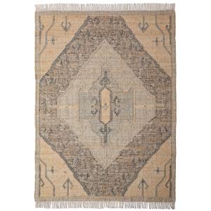 Tapis en jute et laine 160x230cm