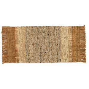 Tapis en jute et laine 60x120 cm