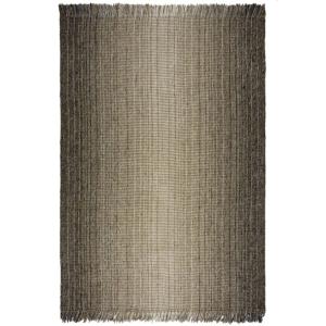 Tapis en jute et laine gris ombre