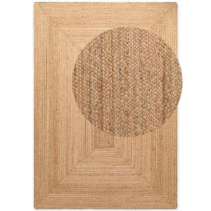 Tapis en Jute Fait Main Brun Naturel 80x200cm