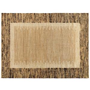 Tapis en jute, laine et coton 120x180 cm diam.