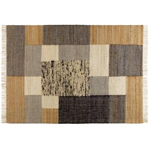 Tapis en jute, laine et coton 210x270 cm