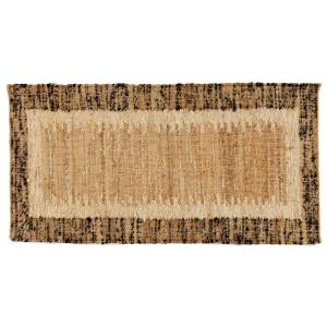 Tapis en jute, laine et coton 60x120 cm diam.