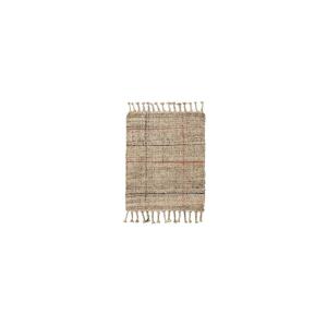 Tapis en jute multicolore 90x60 cm