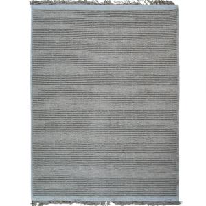 Tapis en jute naturel artisanal beige avec franges 160x230
