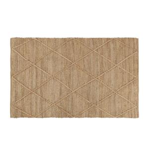 Tapis en jute tissé avec tresses 120x180