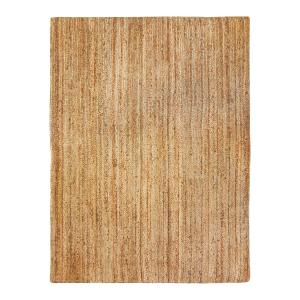 Tapis en jute tressé main lignes naturel 300x400