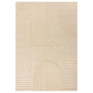 Tapis en laine beige 3d