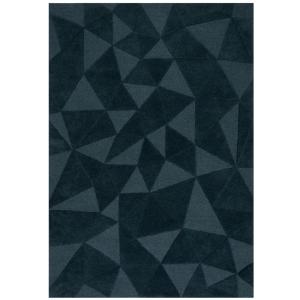 Tapis en laine bleu canard 160x230cm