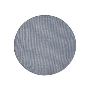 Tapis en laine bleu ø 150 cm rond