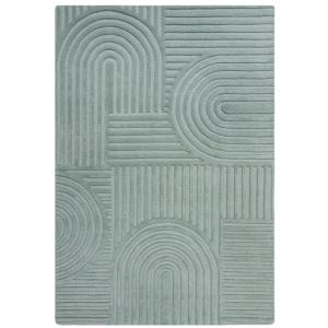 Tapis en laine bleue 160x230cm