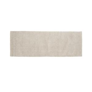 Tapis en laine design scandinave Milton, gris clair – 70x20…