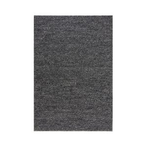 Tapis en laine effet bulle grise 160x230cm