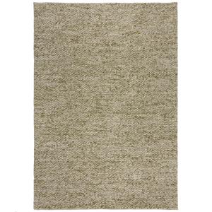 Tapis en laine effet bulle verte 160x230cm
