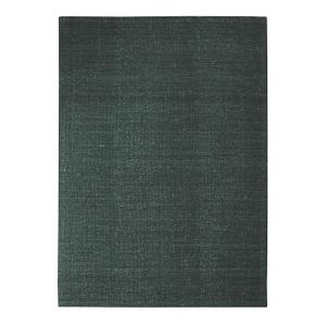 Tapis en laine et coton vert foncé 160x230