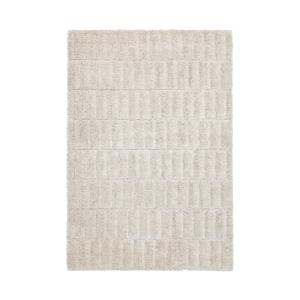 Tapis en laine et en décolan beige 200 x 290 cm