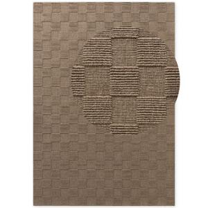 Tapis en Laine fait main marron 160x230cm