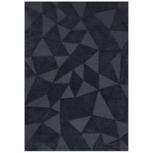 Tapis en laine gris anthracite 160x230cm