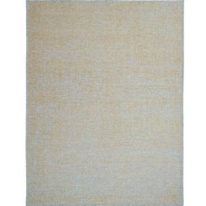 Tapis en laine jaune or 200x290
